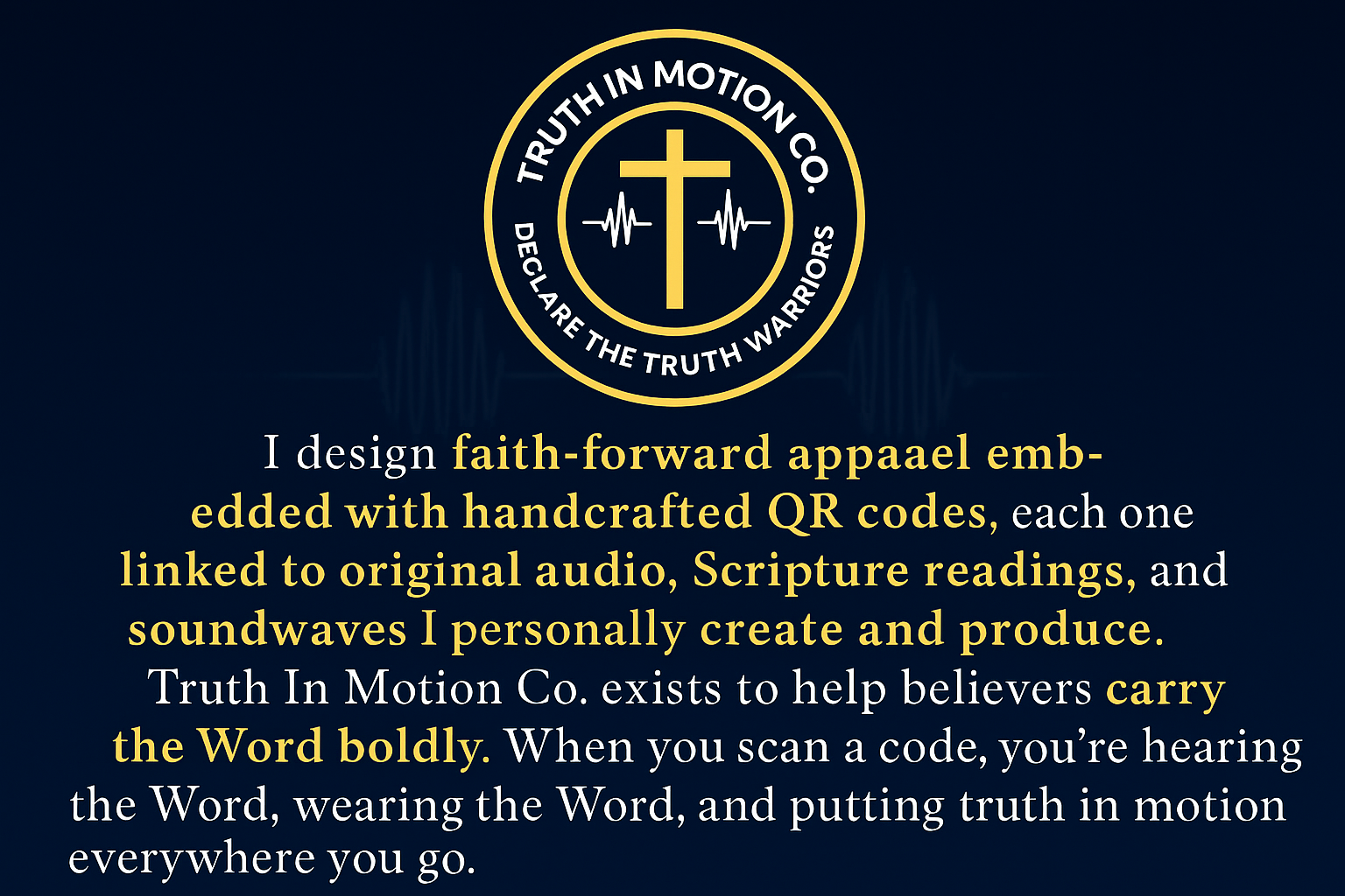 Truth In Motion Co Banner